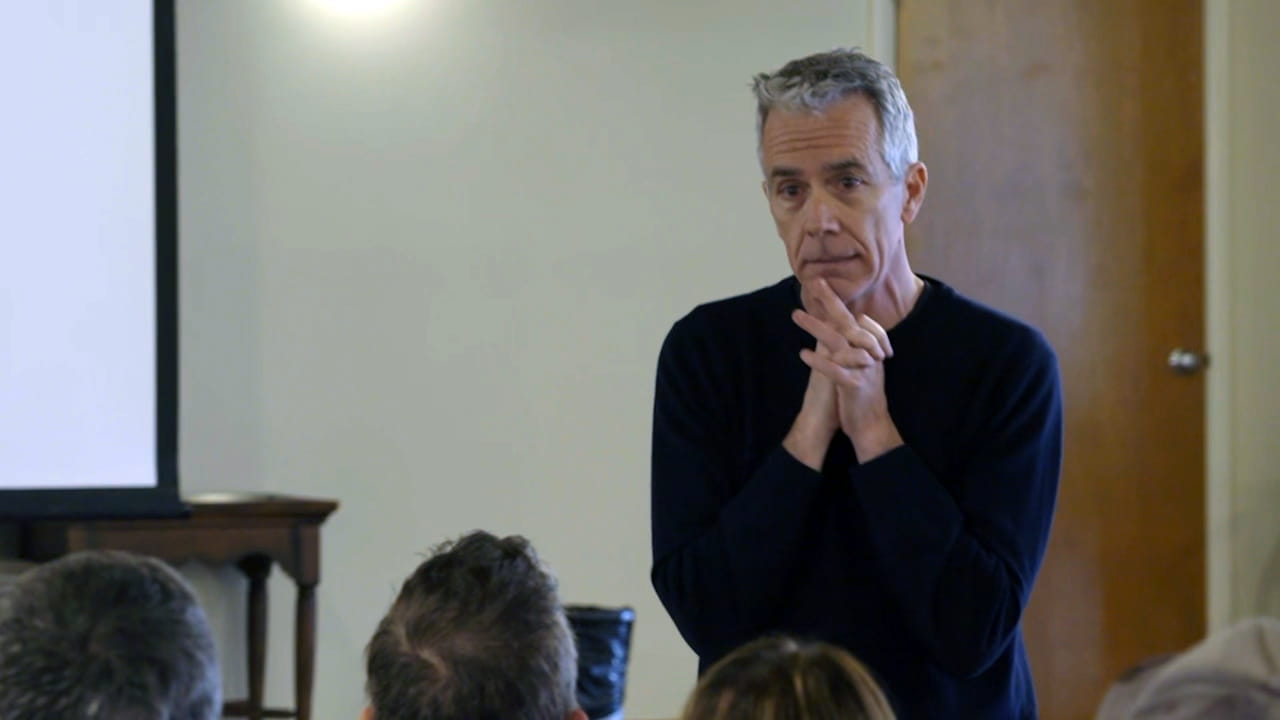 Speaker at a Hope Not Fear Project event