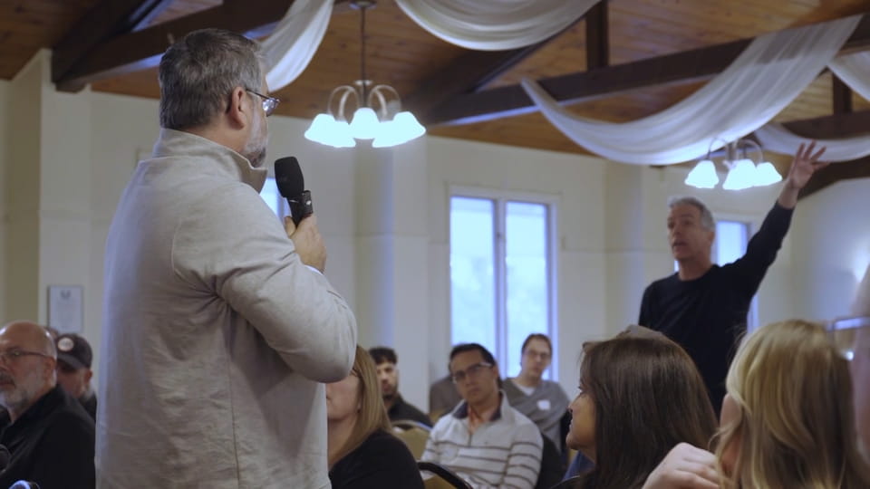 Hope Not Fear Project speaker addressing an audience